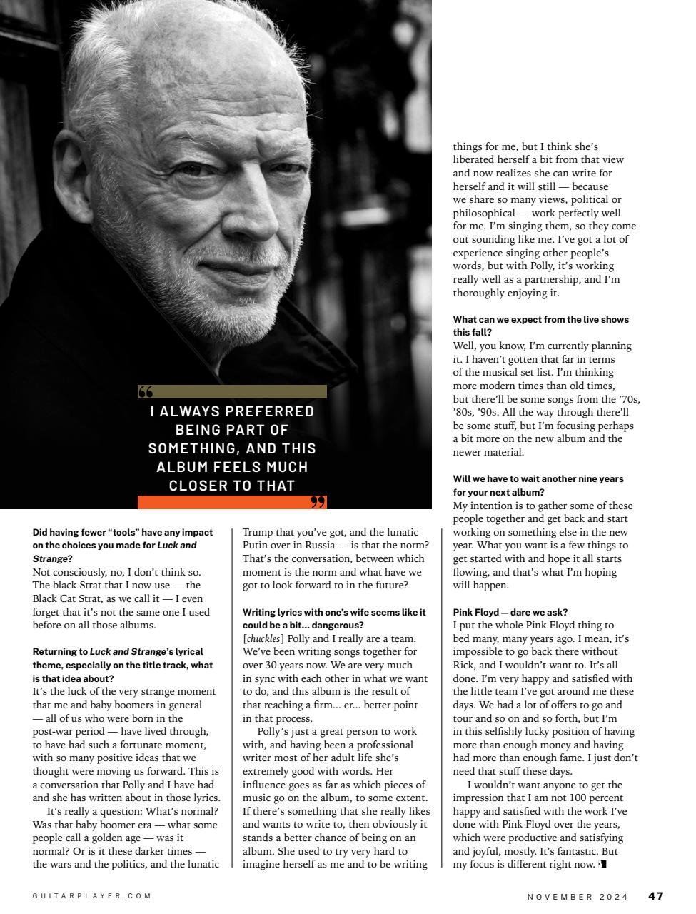 Guitar Player Preview Pages