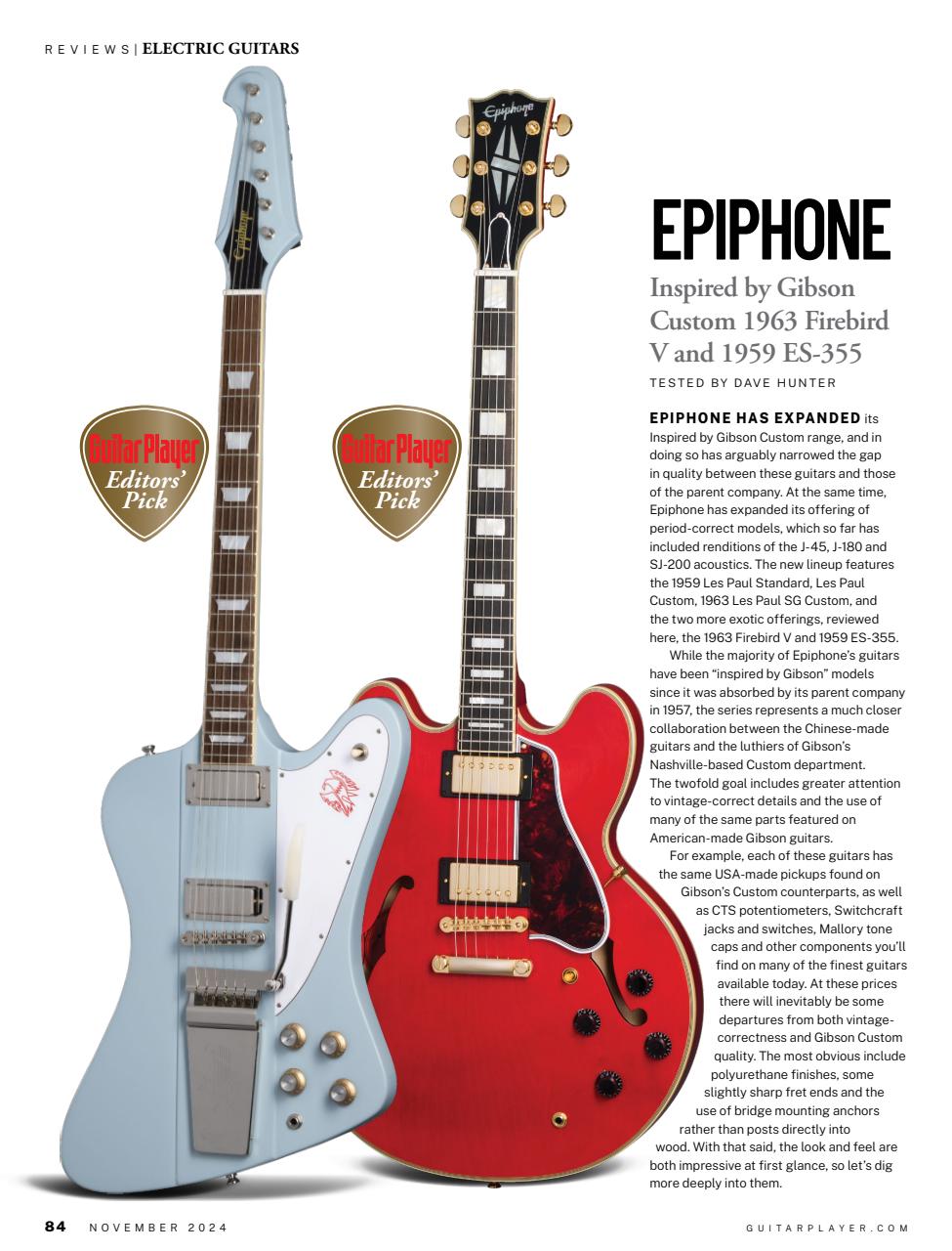 Guitar Player Preview Pages