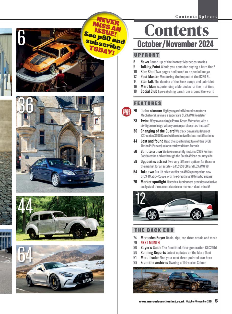 Mercedes Enthusiast Preview Pages