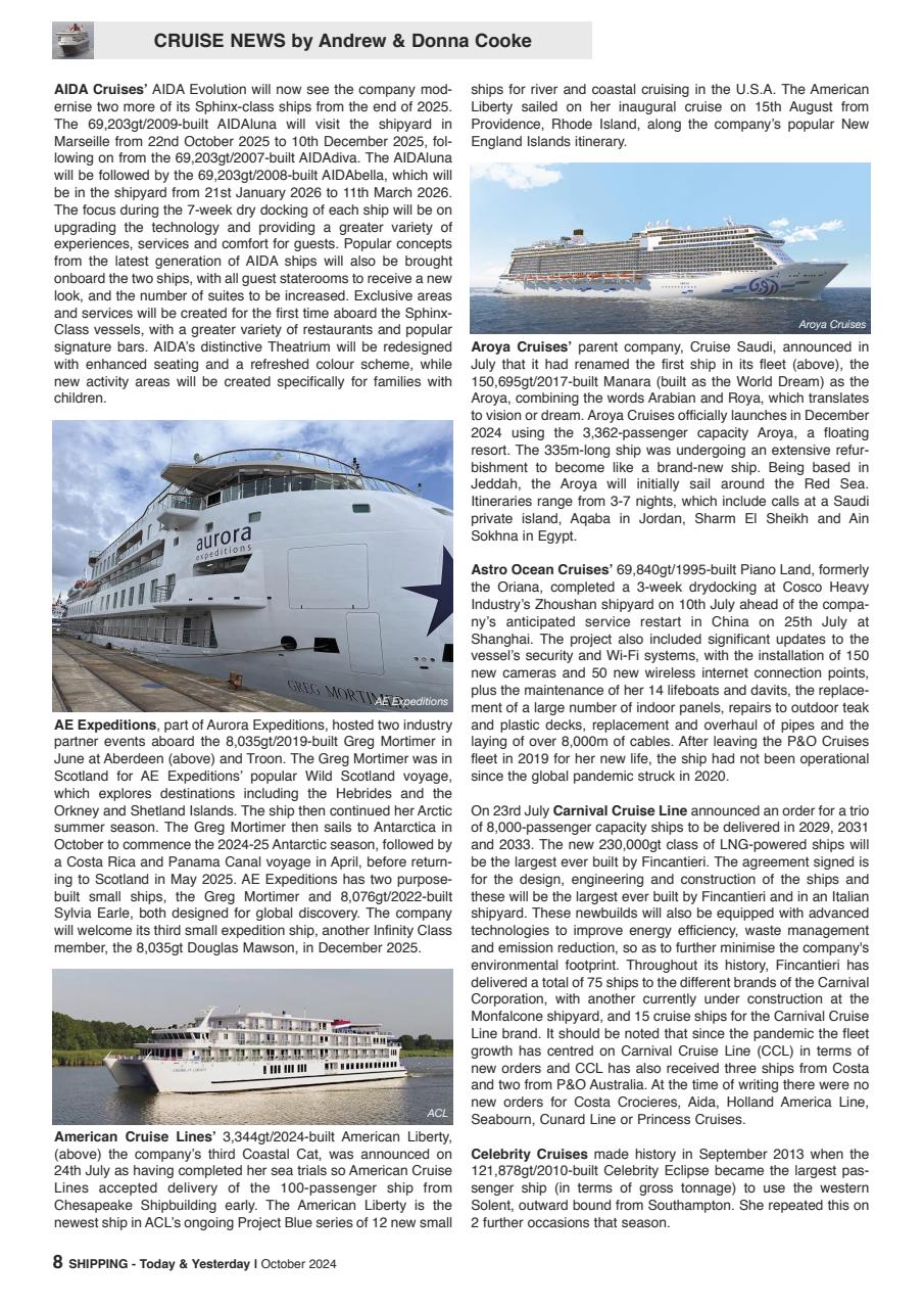 Shipping Today & Yesterday Preview Pages