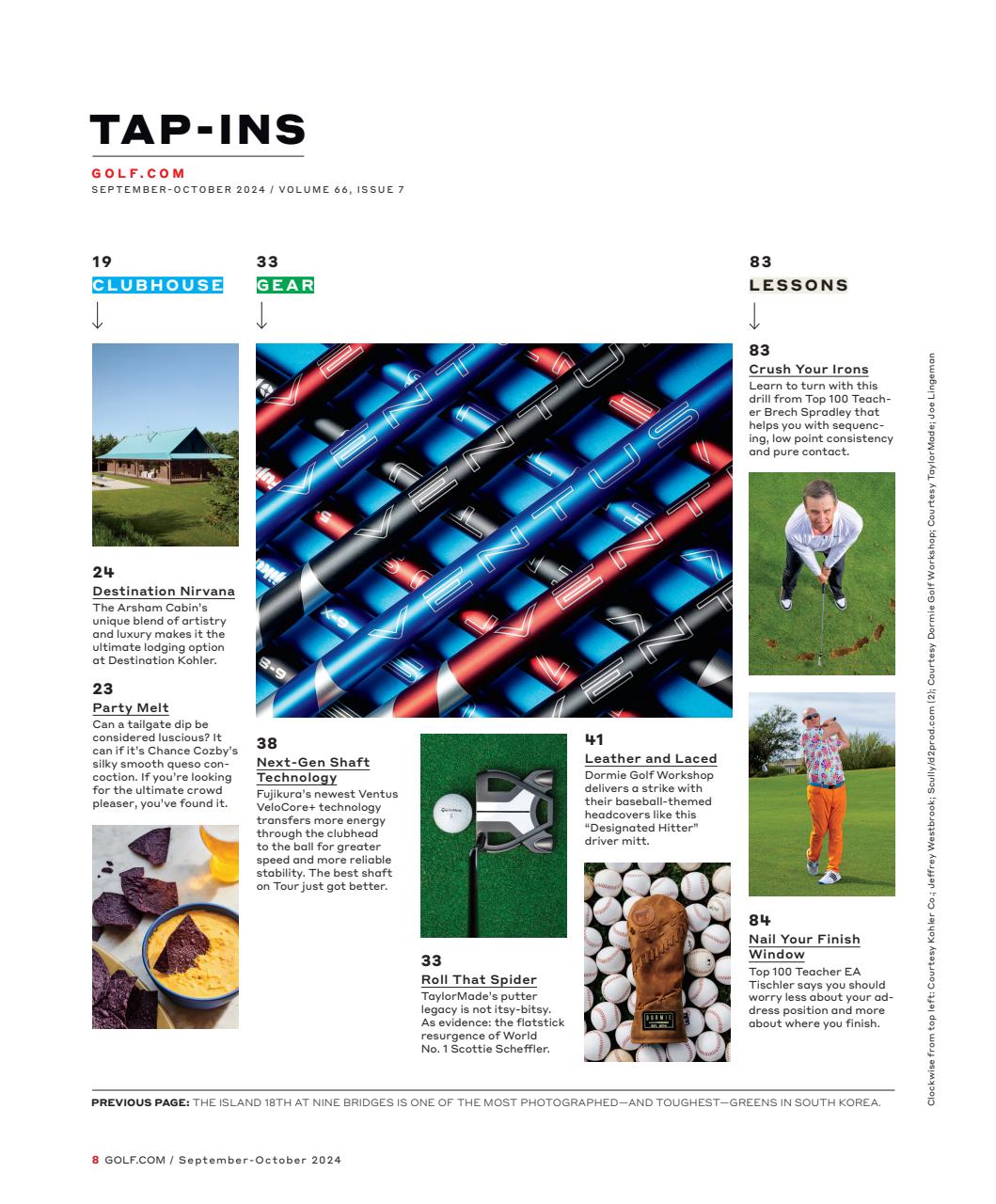 Golf Magazine Preview Pages