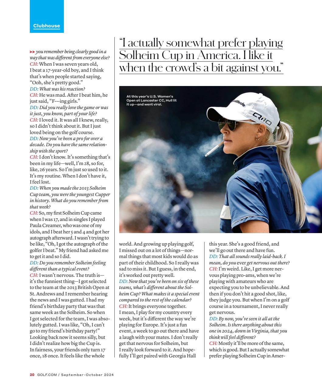 Golf Magazine Preview Pages