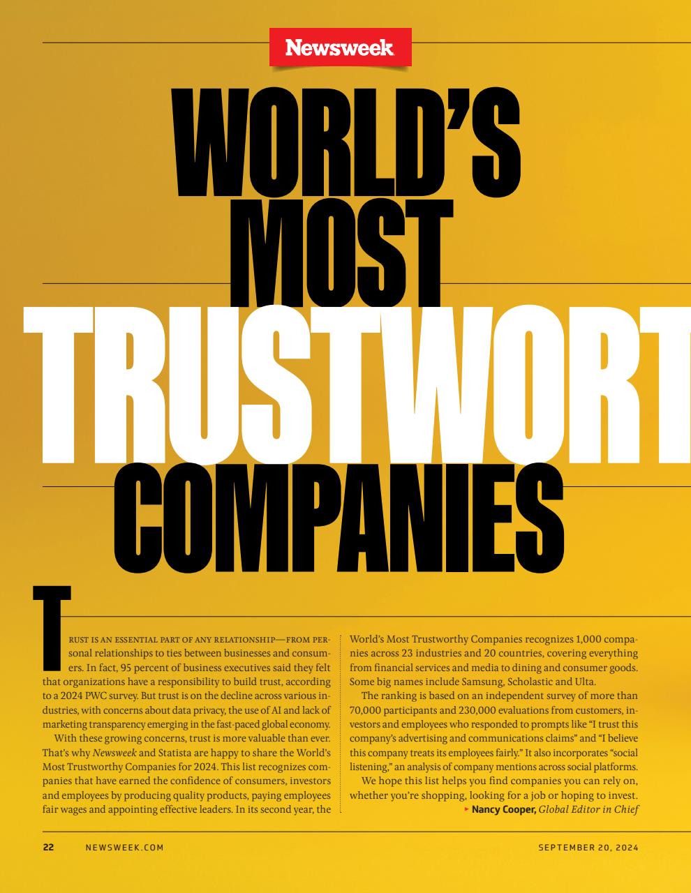 Newsweek International Preview Pages