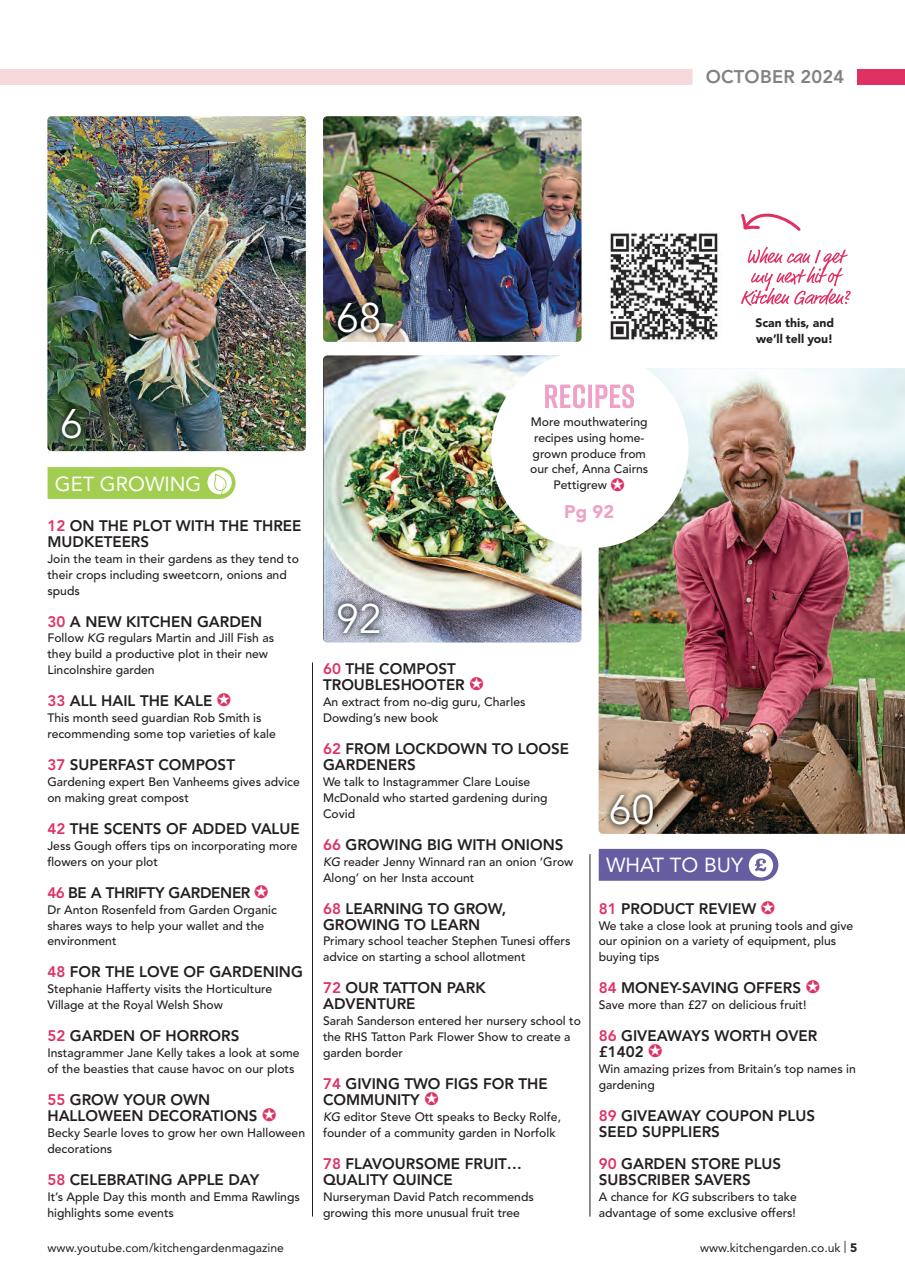 Kitchen Garden Magazine Preview Pages