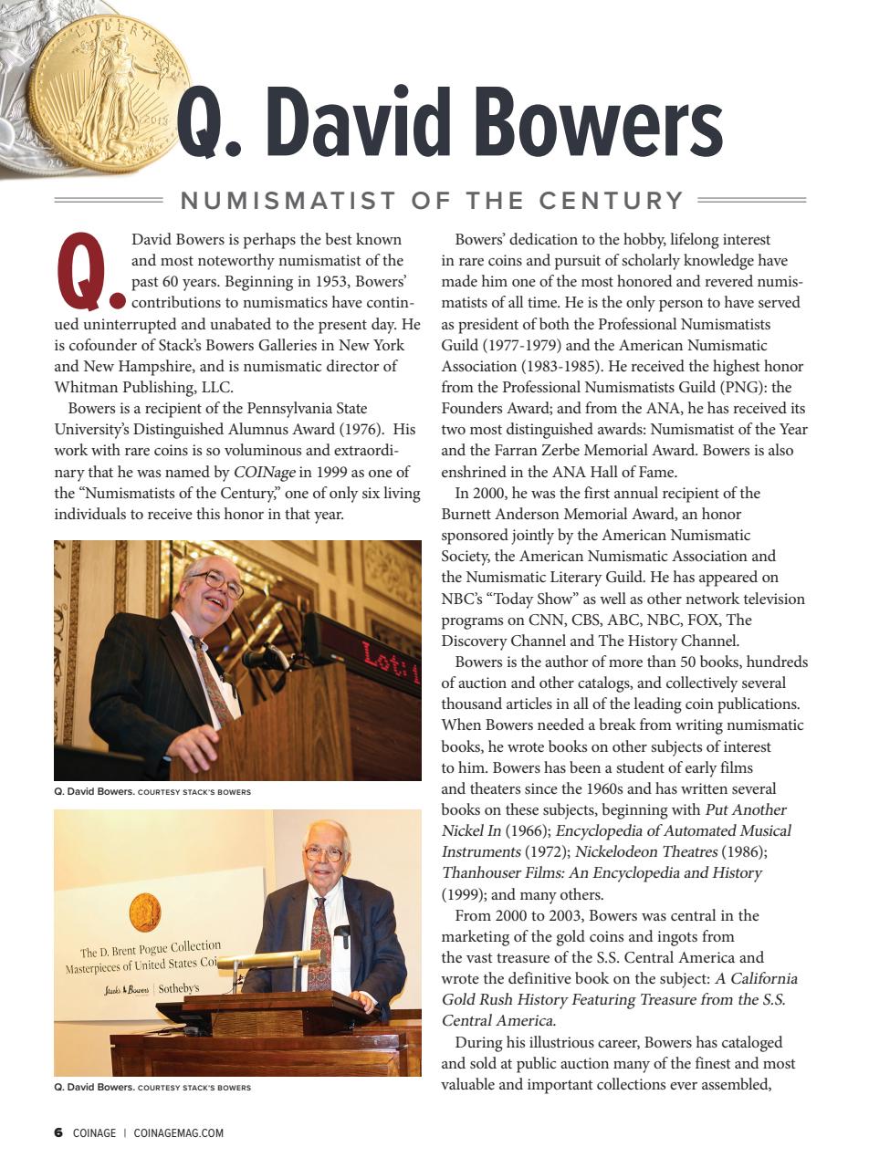 COINage Magazine Preview Pages