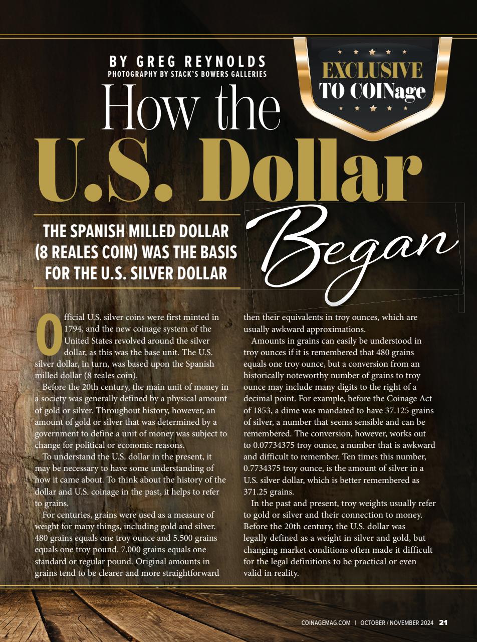 COINage Magazine Preview Pages