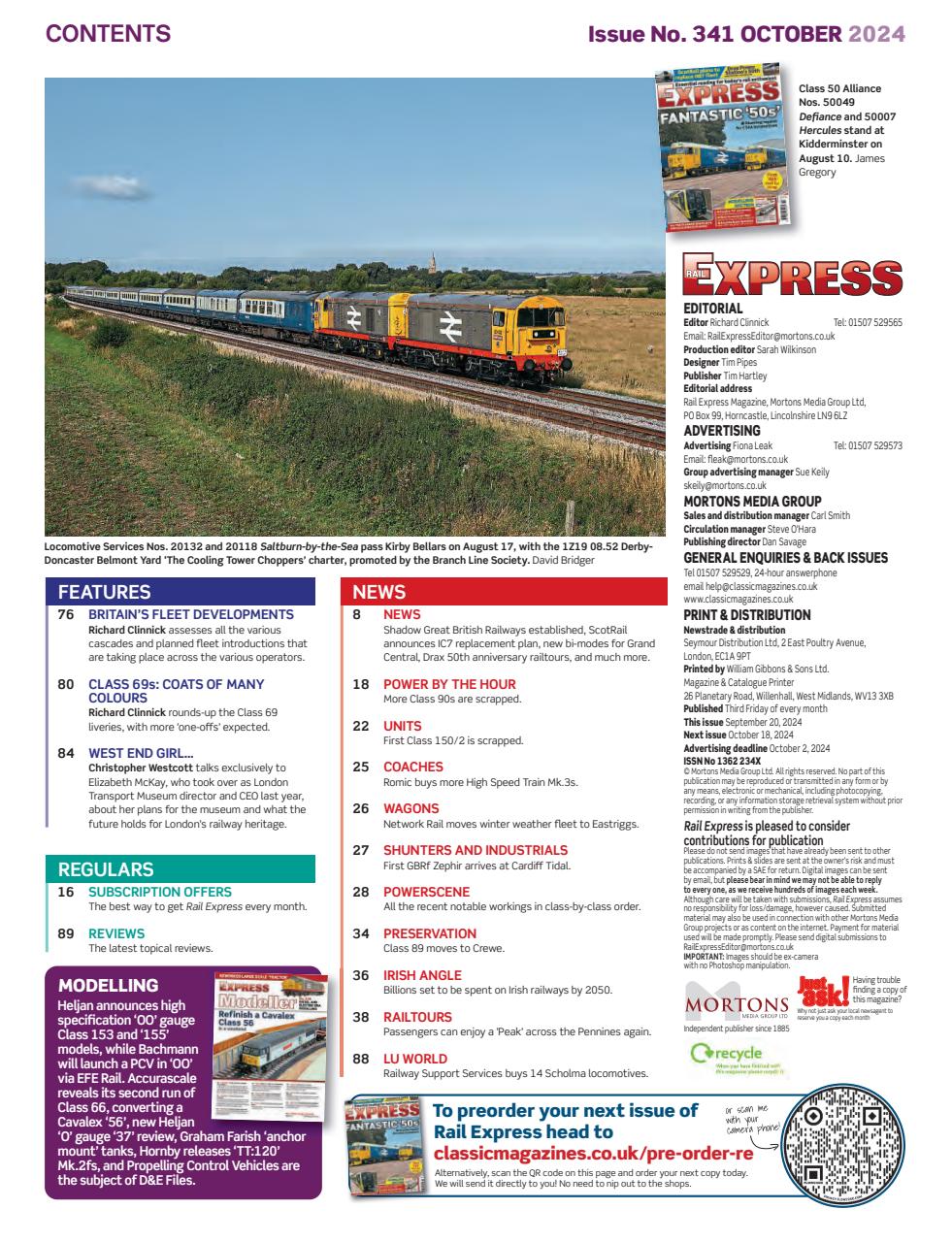 Rail Express Preview Pages