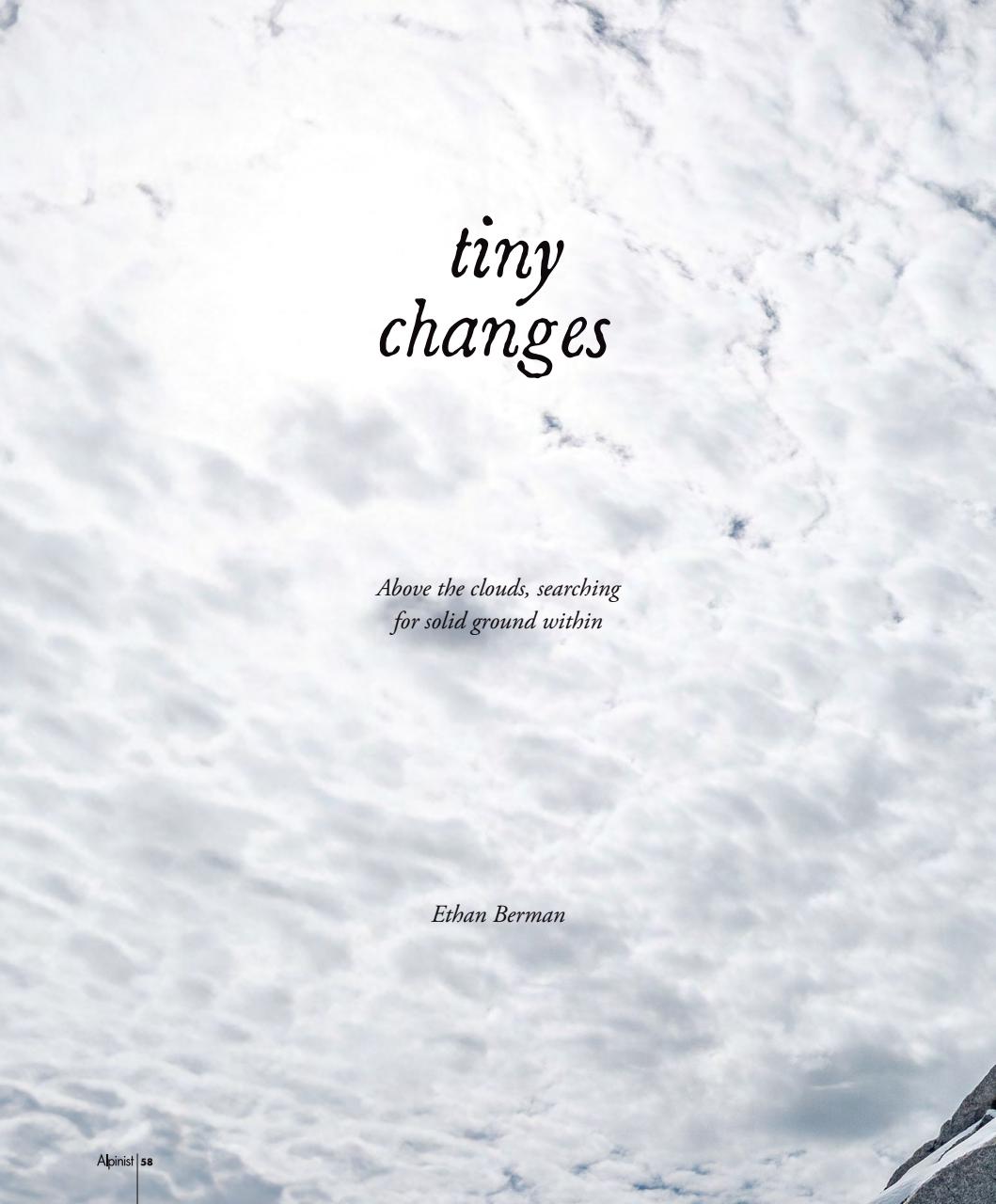 Alpinist Preview Pages