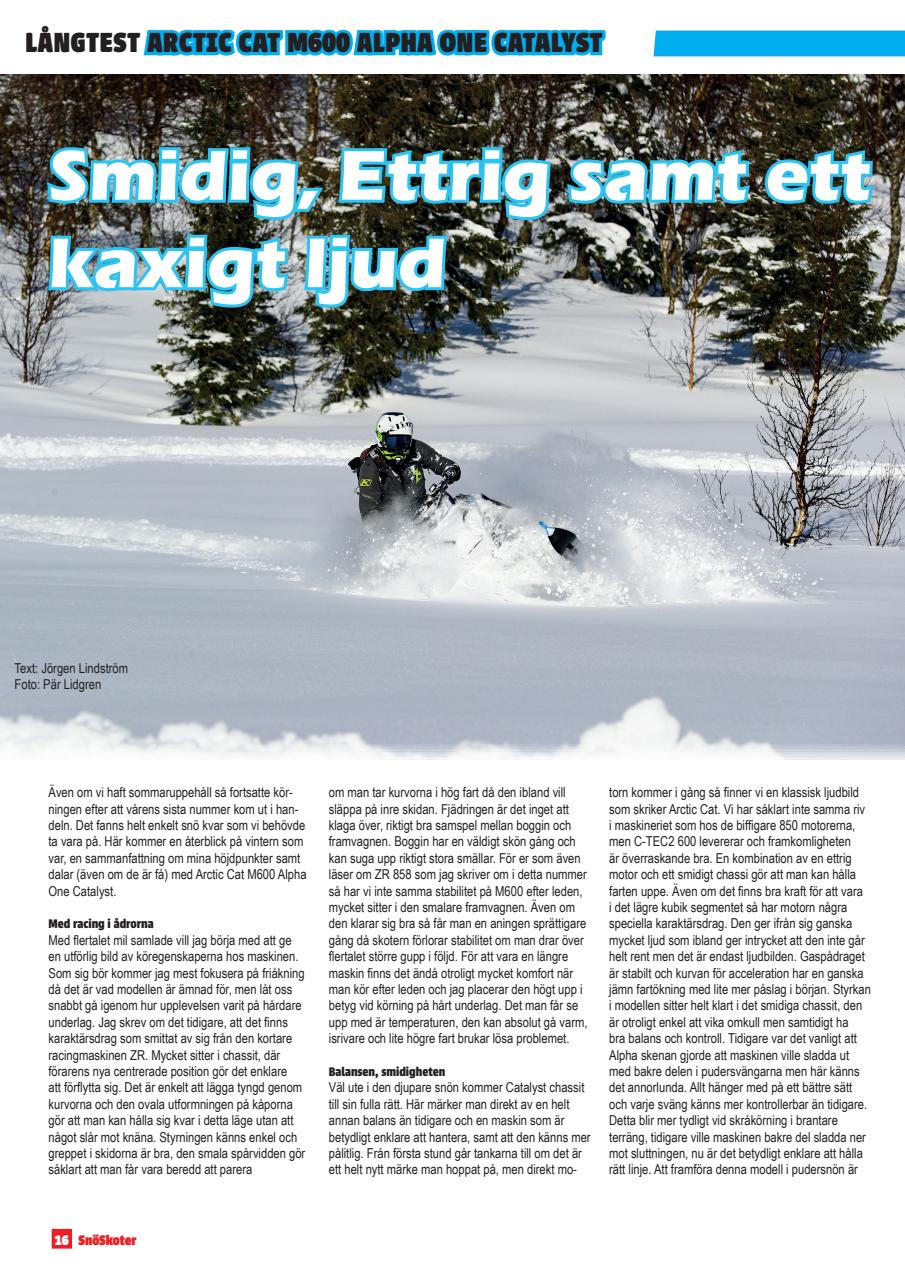 Tidningen Snöskoter Preview Pages