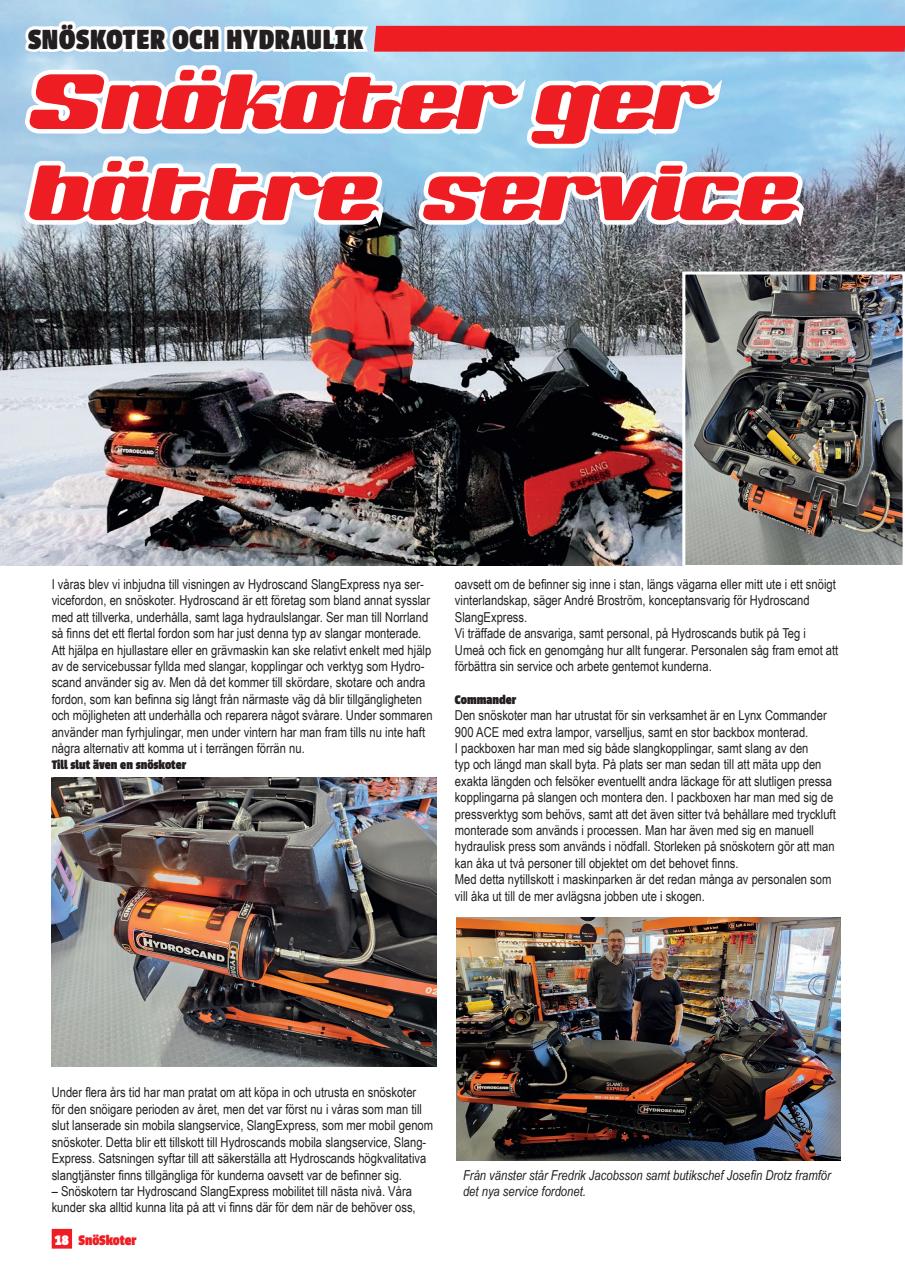 Tidningen Snöskoter Preview Pages