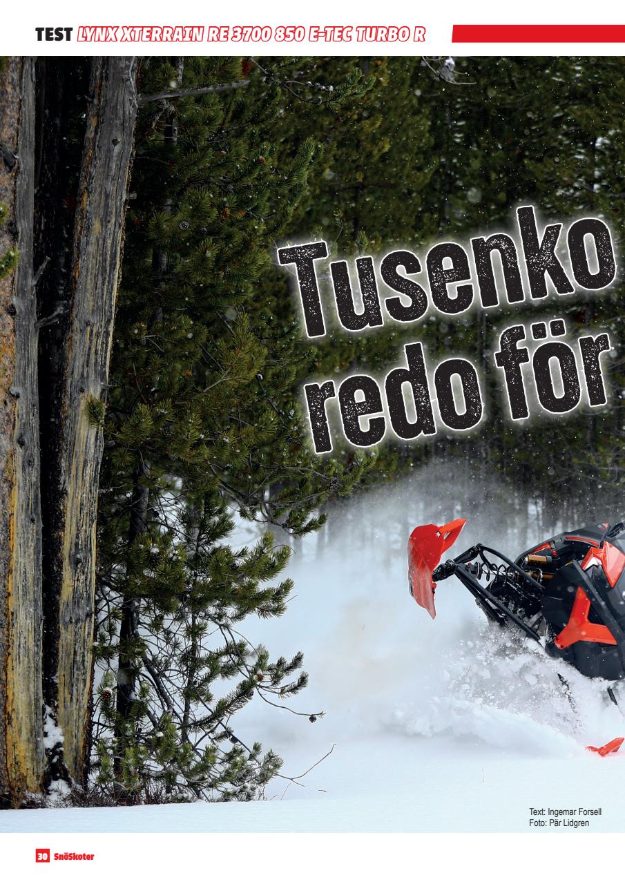 Tidningen Snöskoter Preview Pages