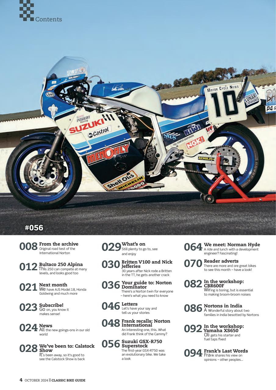 Classic Bike Guide Preview Pages