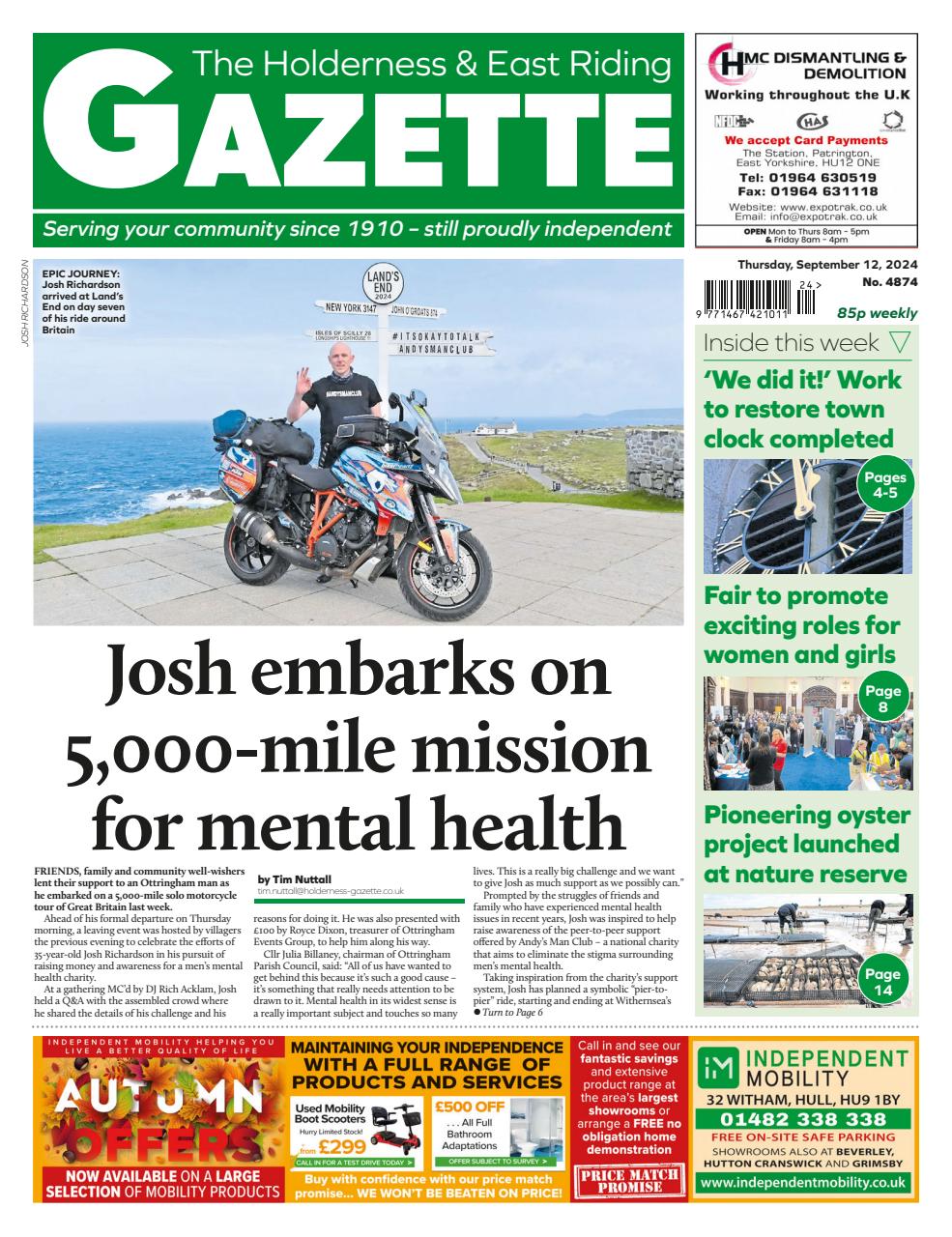 The Holderness & Hornsea Gazette Preview Pages