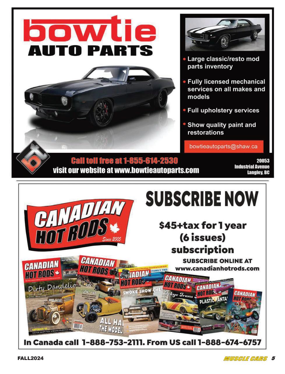Muscle Cars Preview Pages