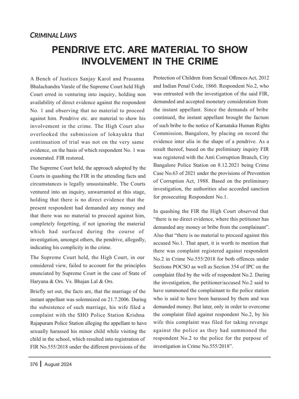 Lawteller – A Legal Awareness Magazine Preview Pages