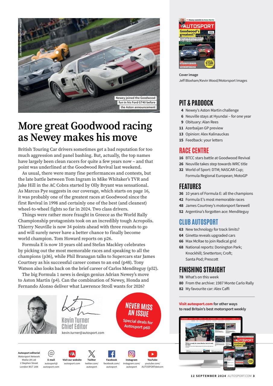 Autosport Preview Pages