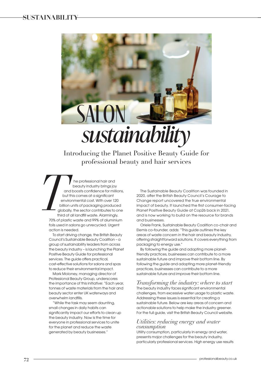 Professional Beauty Preview Pages