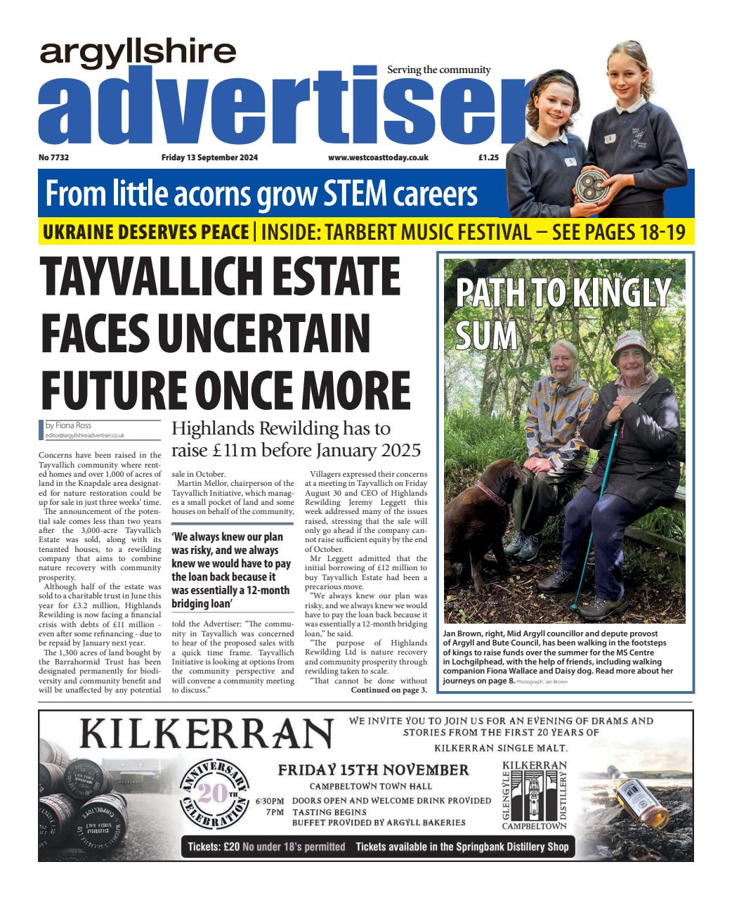 Argyllshire Advertiser Preview Pages