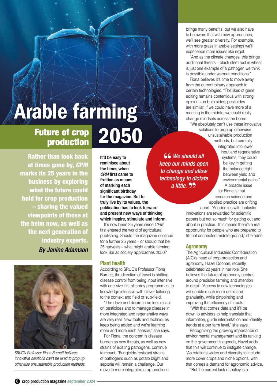 Crop Production Magazine Preview Pages