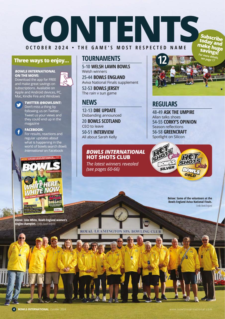 Bowls International Preview Pages