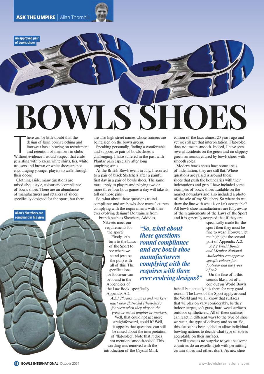 Bowls International Preview Pages