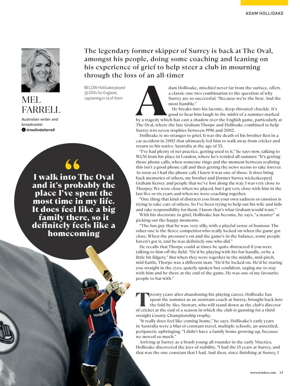 Wisden Cricket Monthly Preview Pages