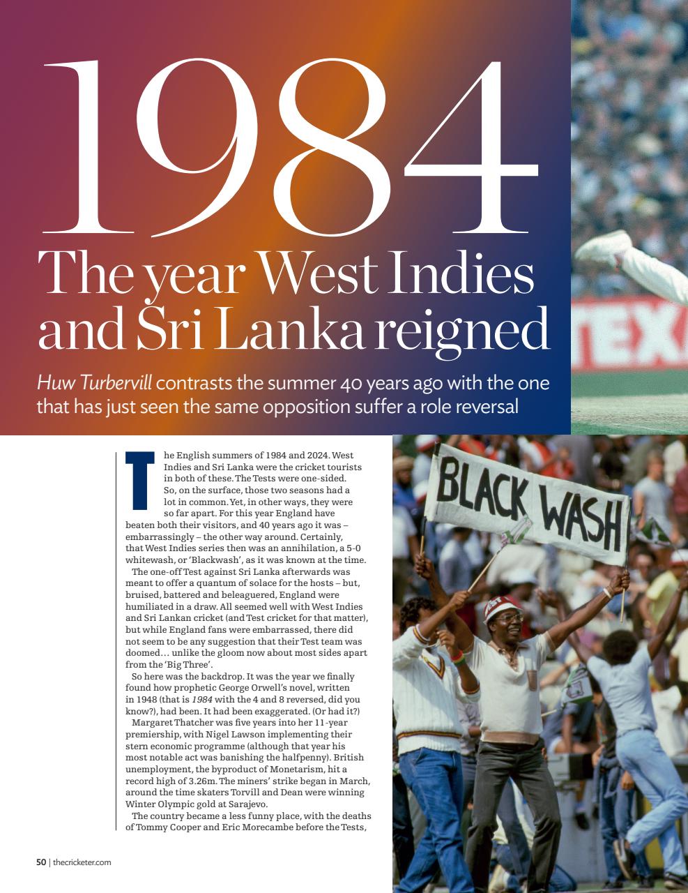 The Cricketer Magazine Preview Pages
