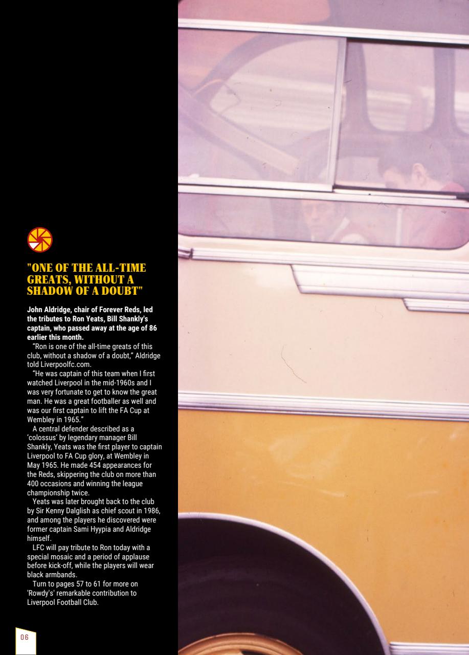 Liverpool FC Programmes Preview Pages