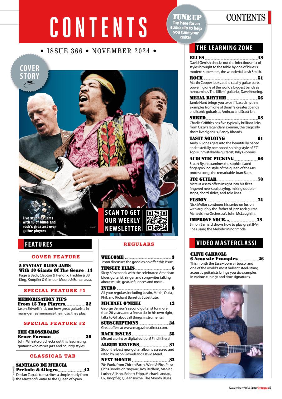 Guitar Techniques Preview Pages