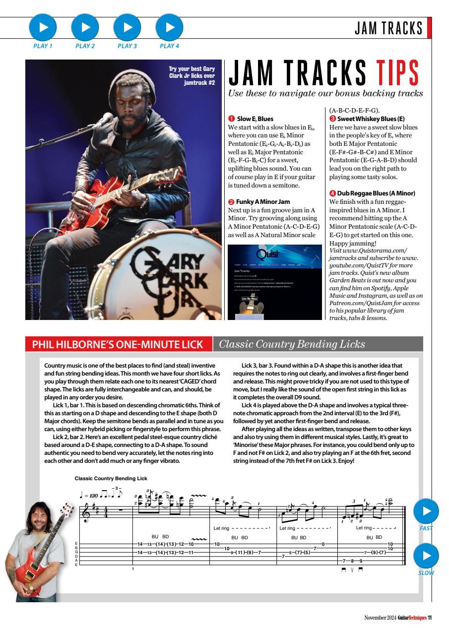 Guitar Techniques Preview Pages