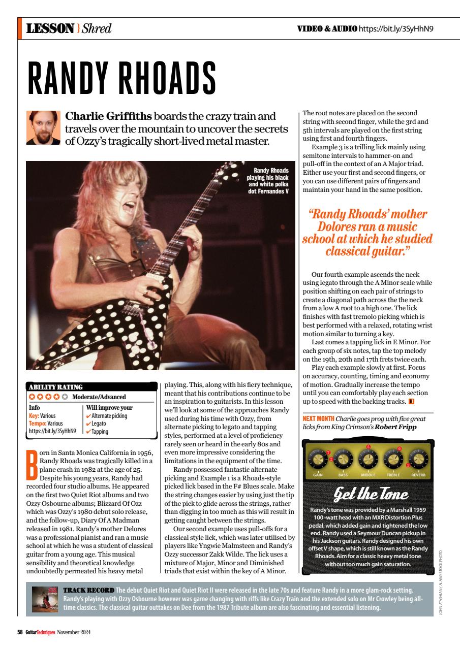 Guitar Techniques Preview Pages