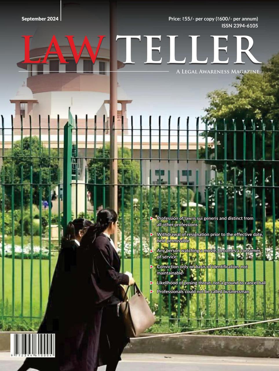 Lawteller – A Legal Awareness Magazine Preview Pages