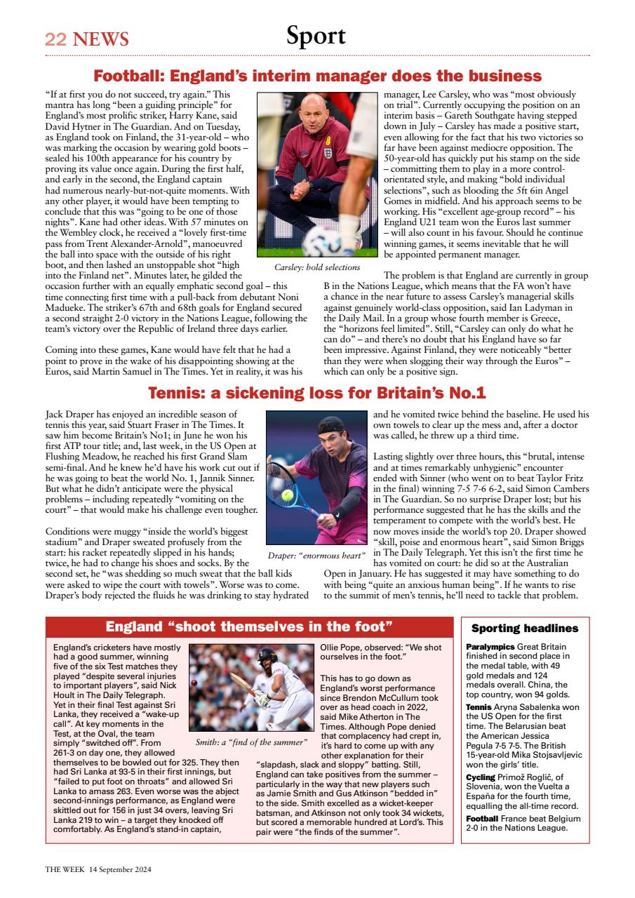 The Week Preview Pages