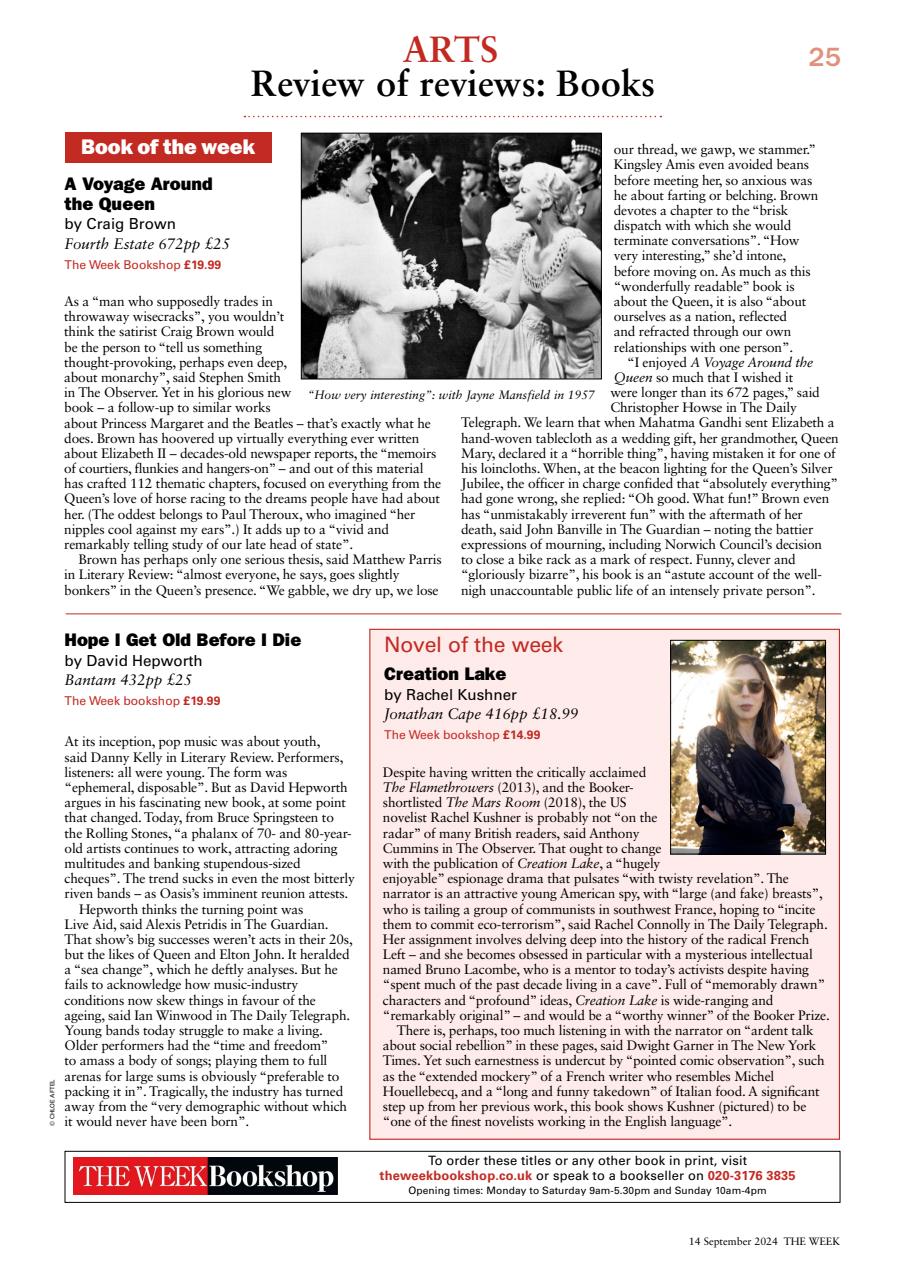 The Week Preview Pages