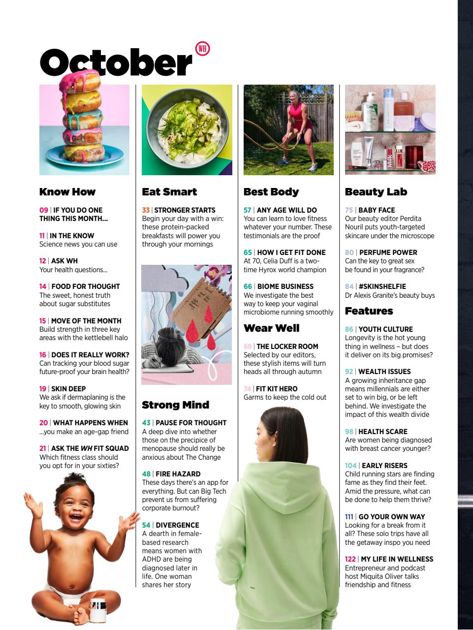 Women's Health Preview Pages