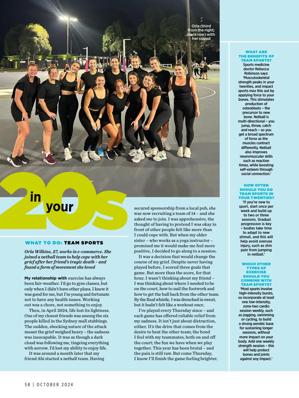 Women's Health Preview Pages