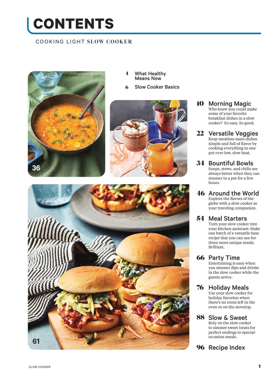 Cooking Light Preview Pages