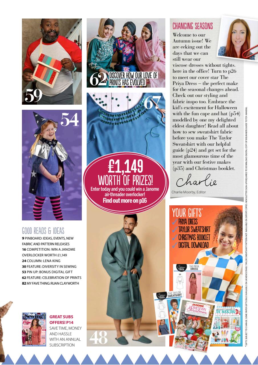 Simply Sewing Magazine Subscriptions and 126 Issue