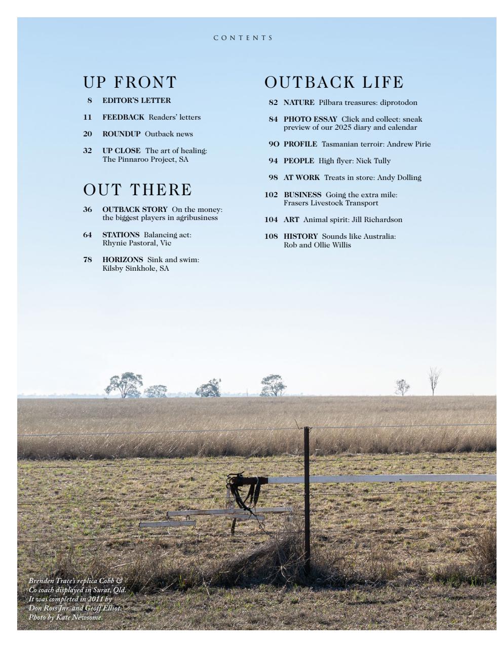 OUTBACK Magazine Preview Pages