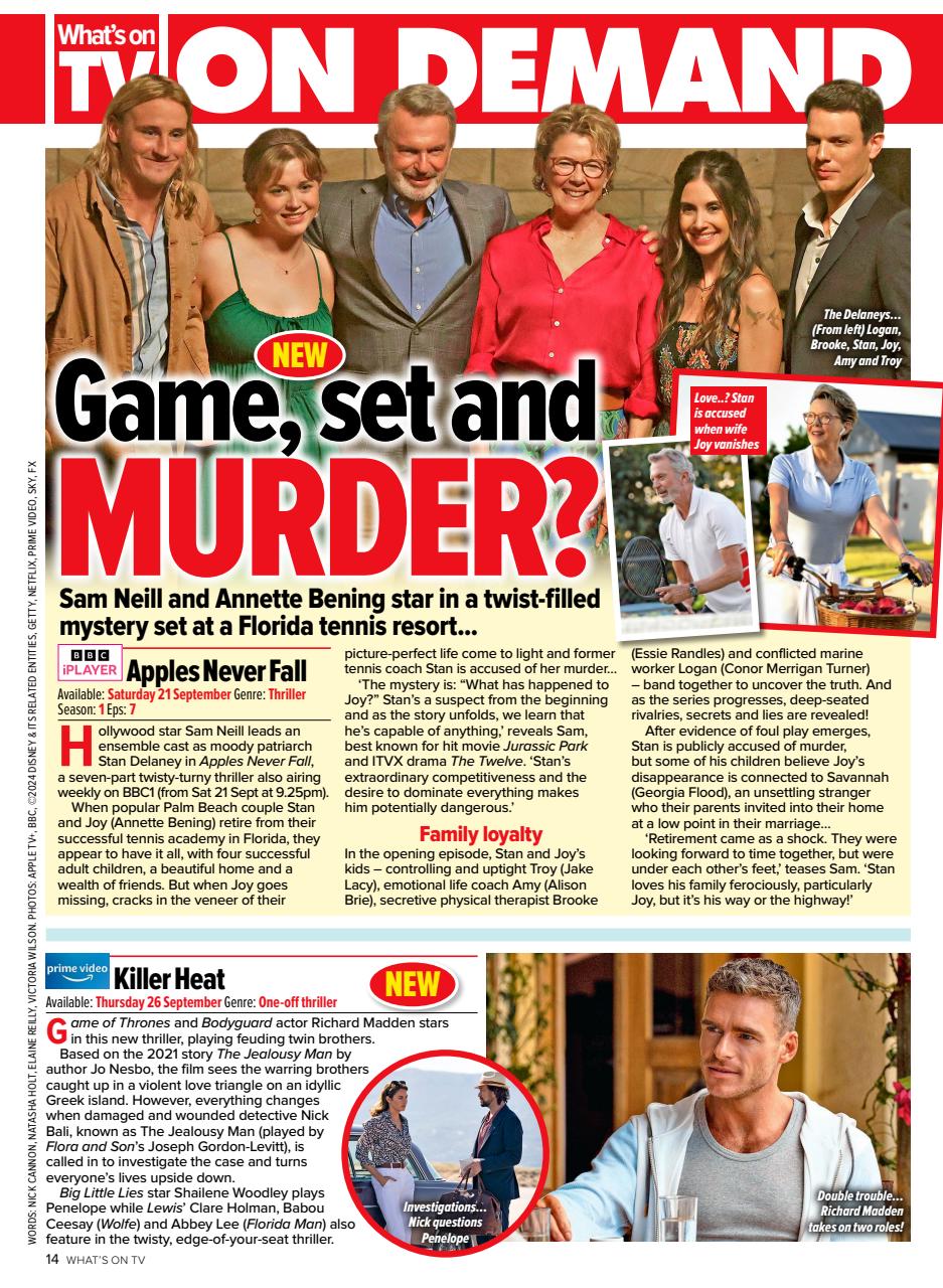 What's on TV Preview Pages