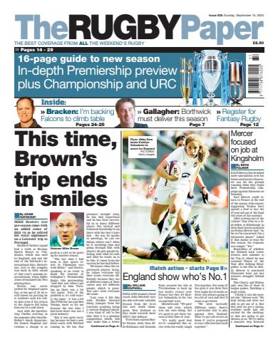 The Rugby Paper issue 15th September 2024