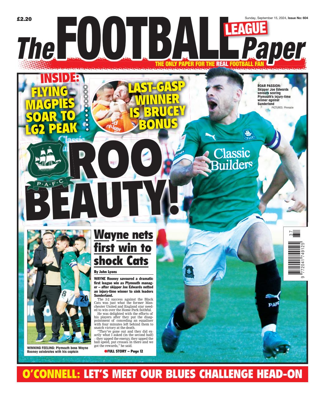 The Football League Paper Preview Pages