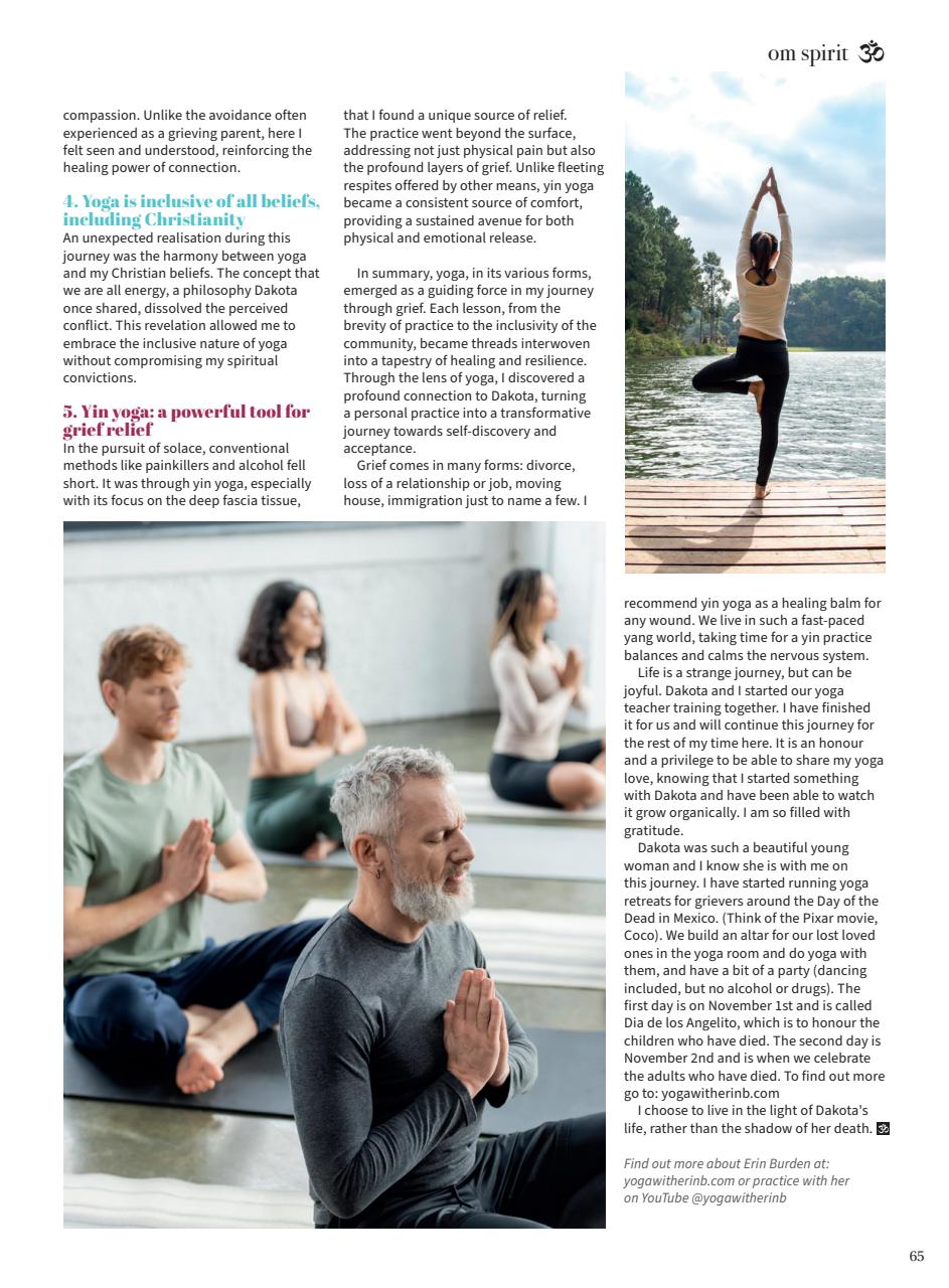 OM Yoga Magazine Preview Pages