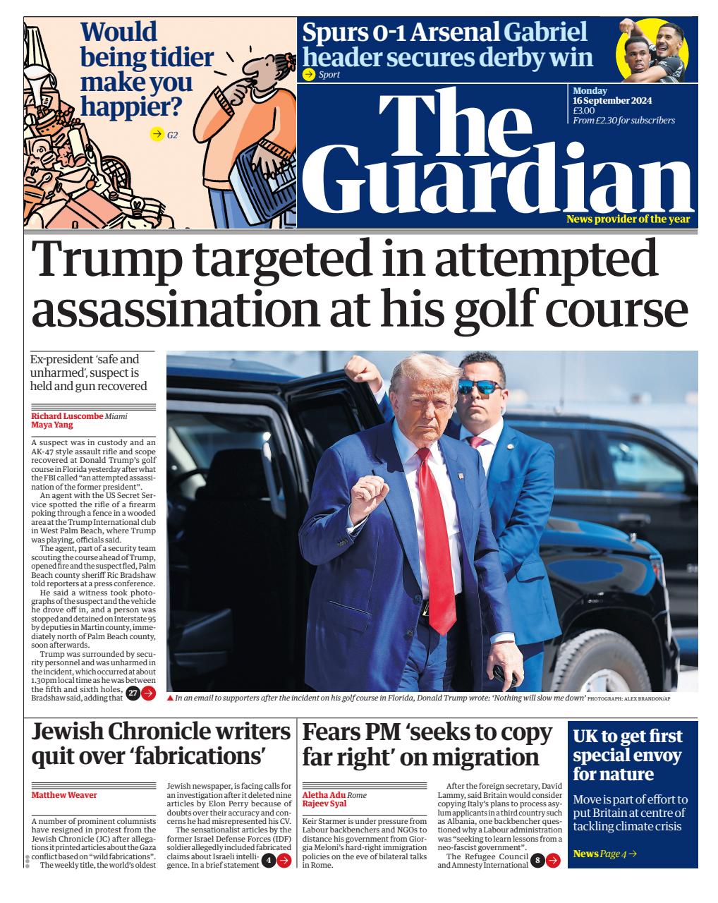 The Guardian Newspaper Preview Pages