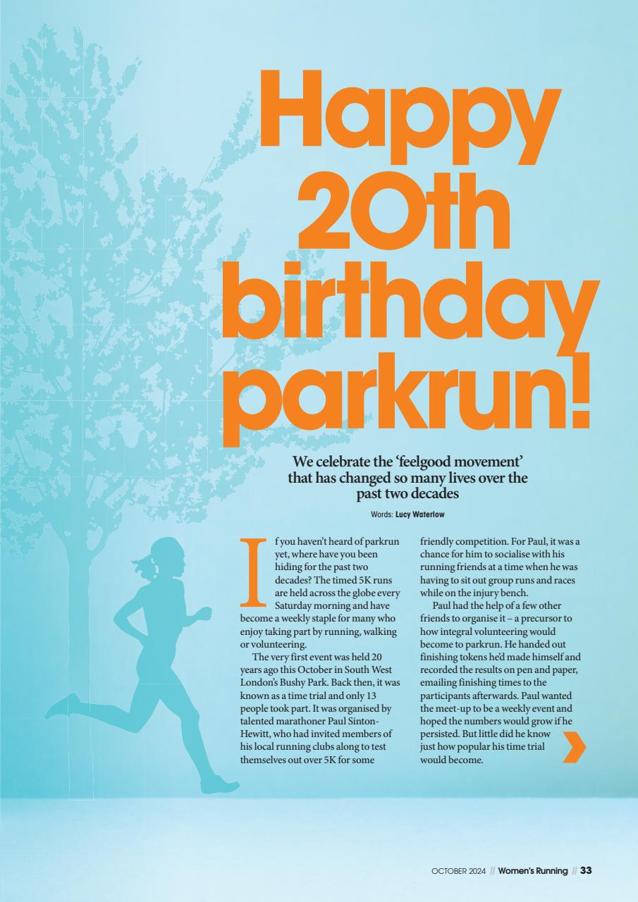 Women’s Running Preview Pages