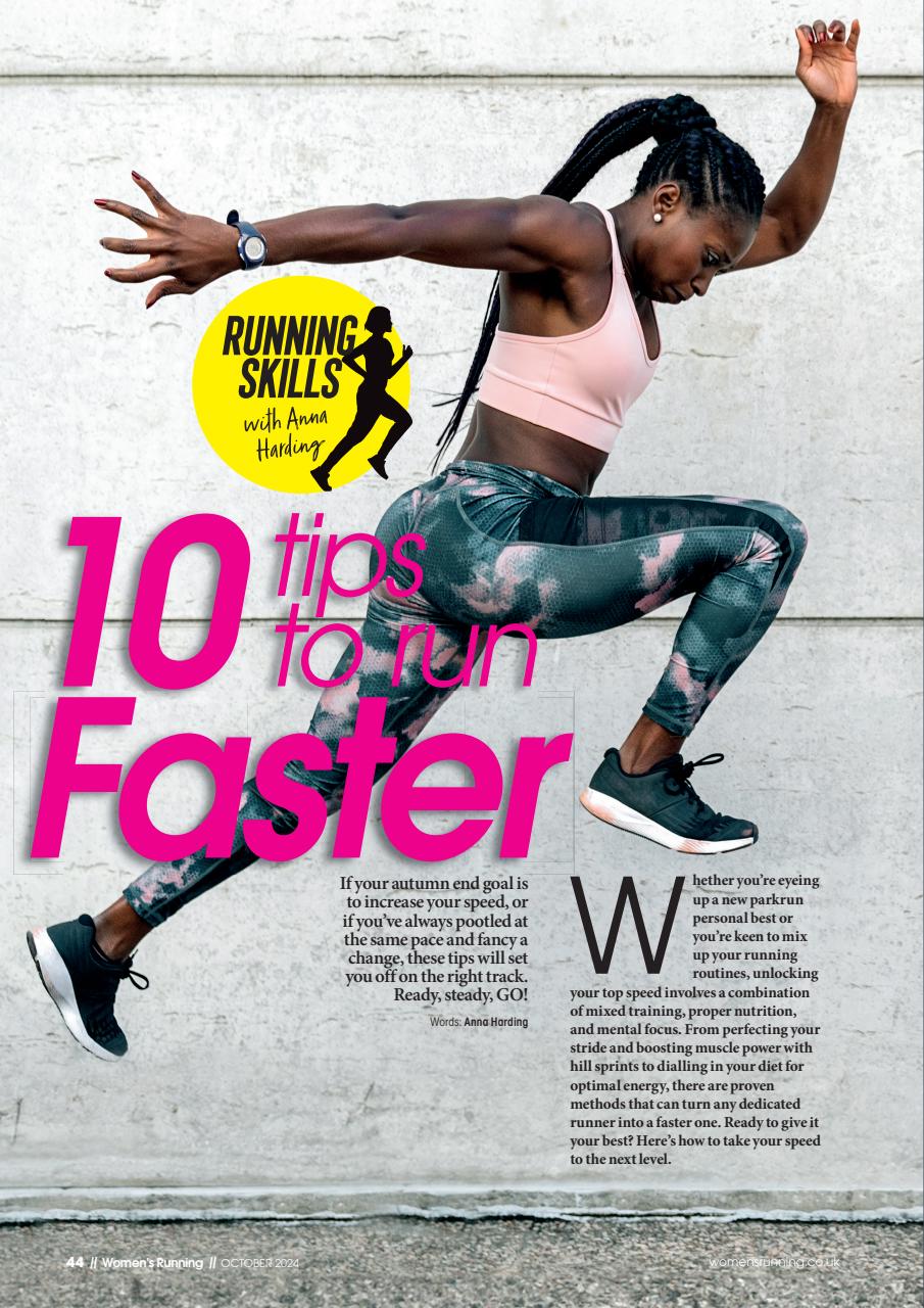 Women’s Running Preview Pages