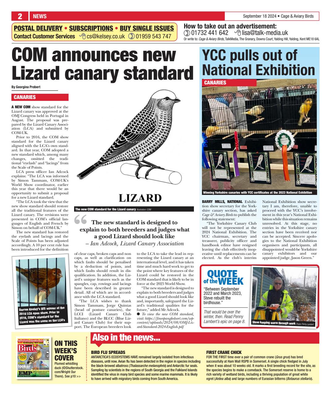 Cage & Aviary Birds Preview Pages