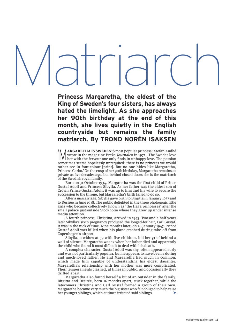 Majesty Magazine Preview Pages