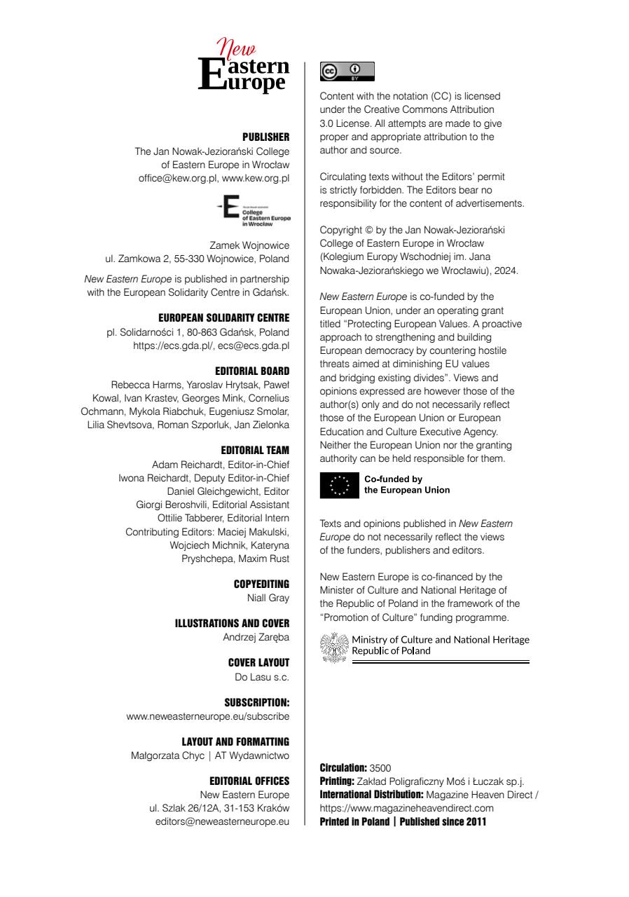 New Eastern Europe Preview Pages