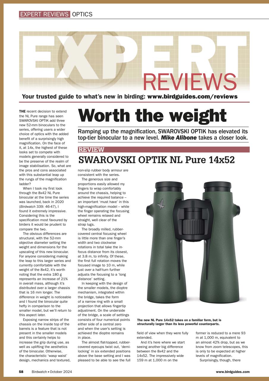 Birdwatch Magazine Preview Pages